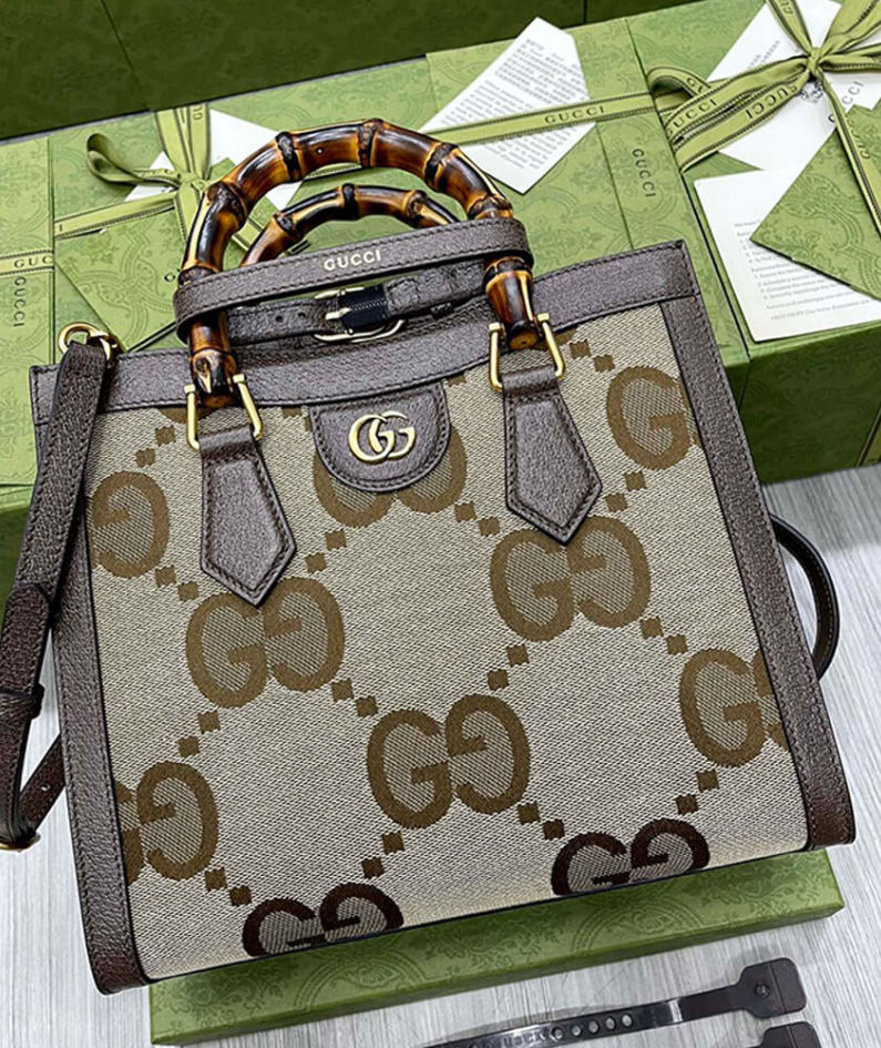 Gucci Diana jumbo GG small tote bag