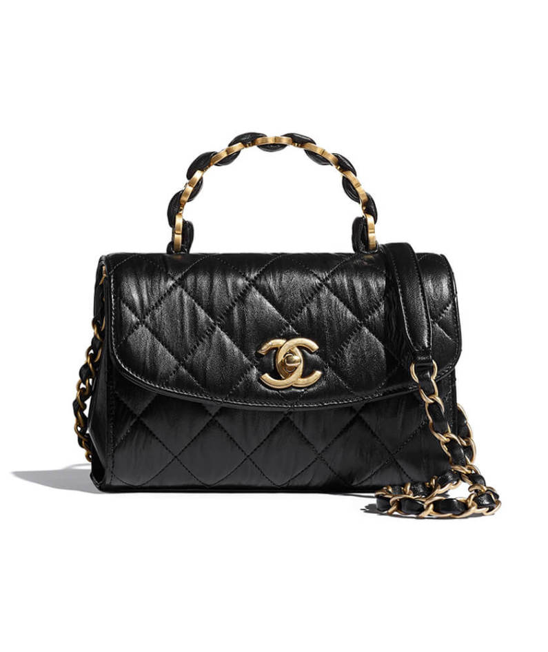 CHANEL Mini Flap Bag with Top Handle