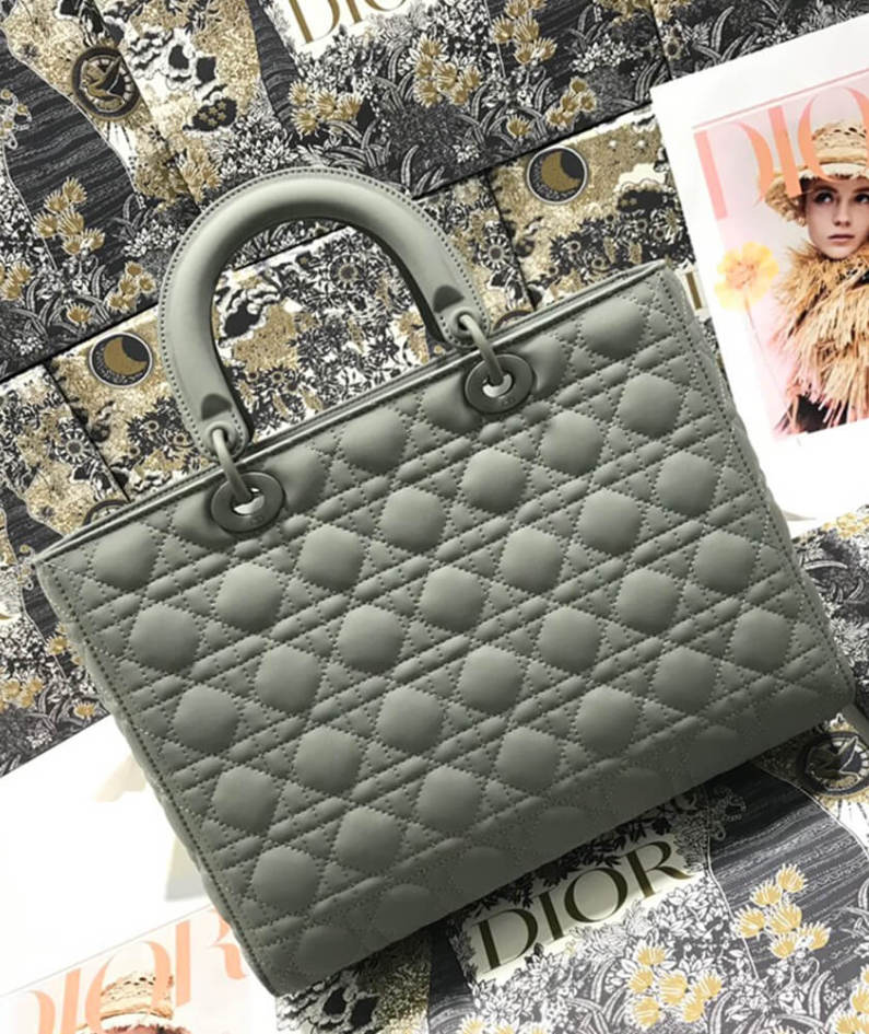 DIOR LARGE LADY DIOR BAG