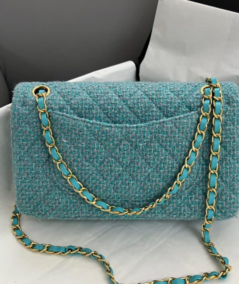 Chanel Tweed Medium Classic Flap Bag