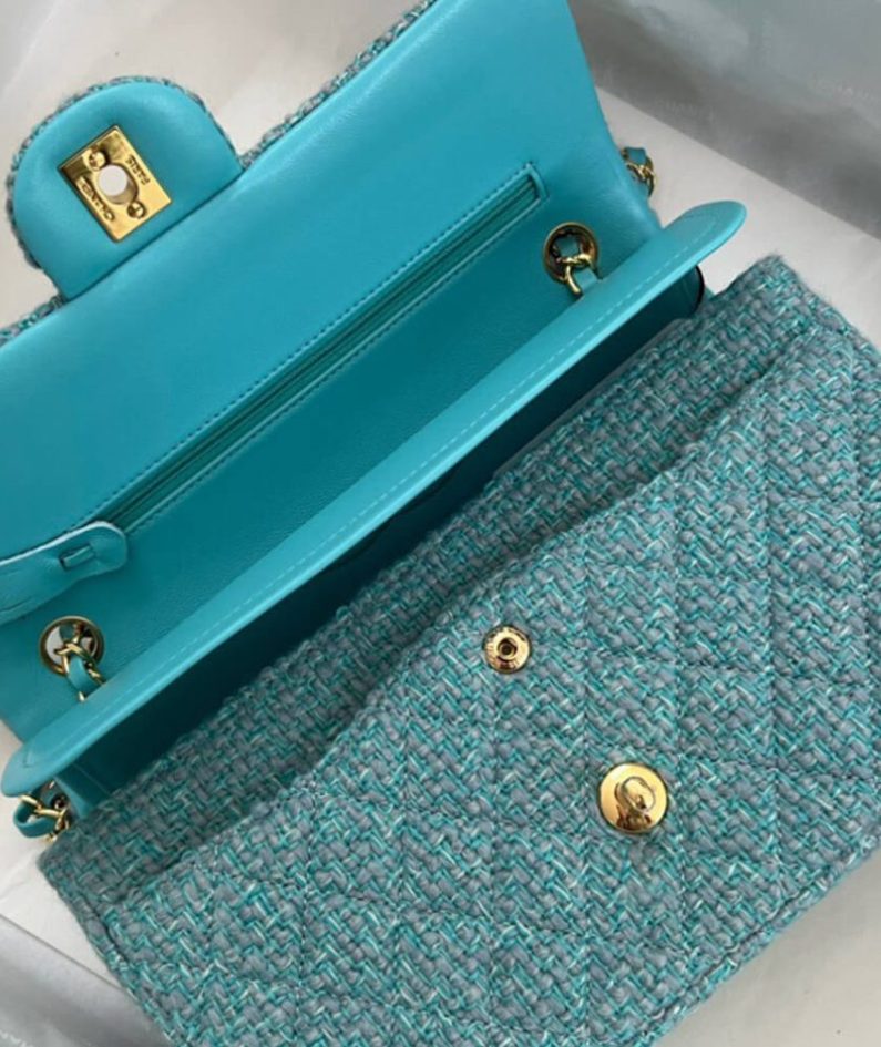 Chanel Tweed Medium Classic Flap Bag