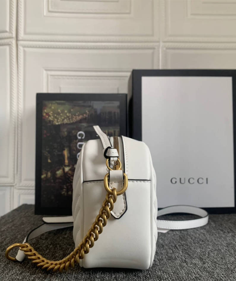 GG Marmont small matelasse shoulder bag