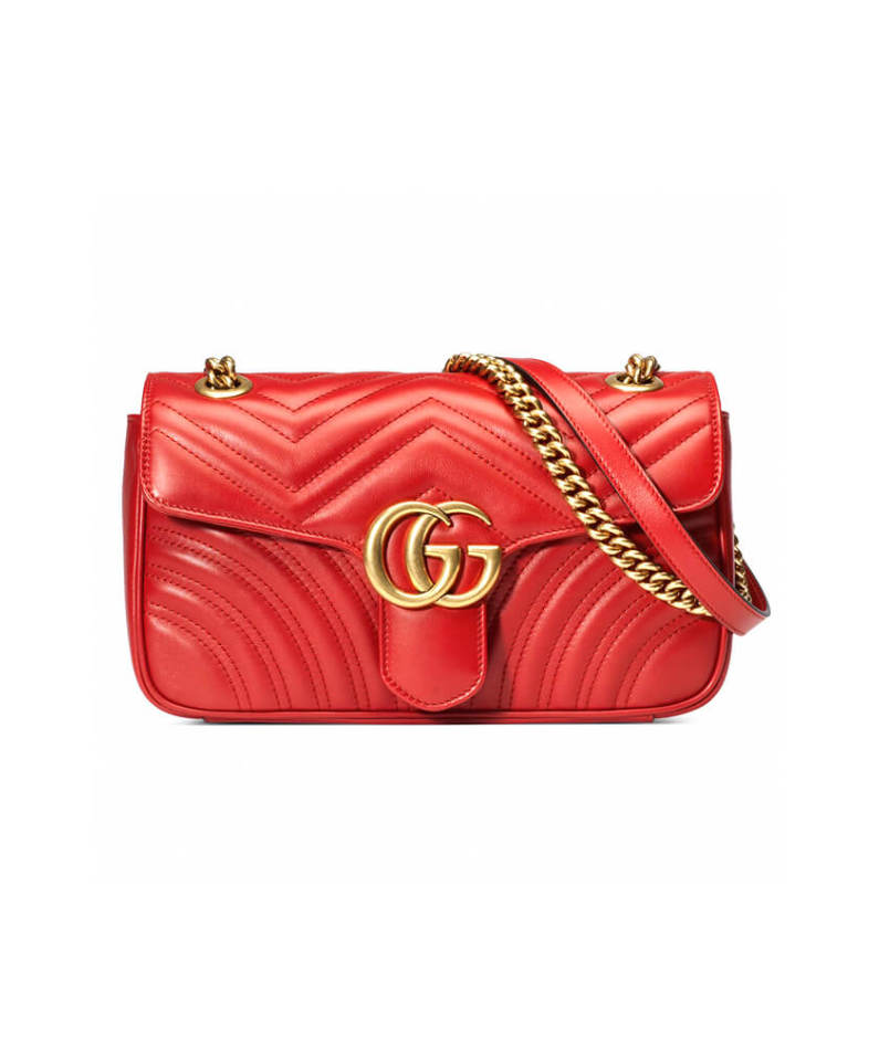 GG Marmont small matelasse shoulder bag