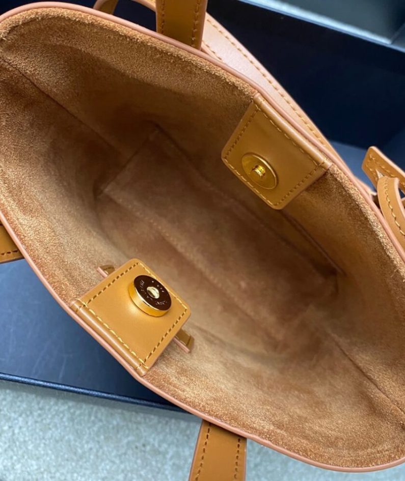 MINI TOY SHOPPING SAINT LAURENT IN BOX LEATHER