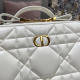 DIOR CARO BOX BAG WITH CHAIN