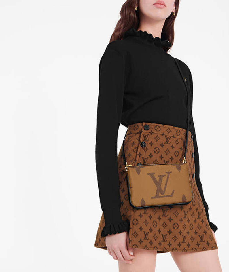 LV Double Zip Pochette