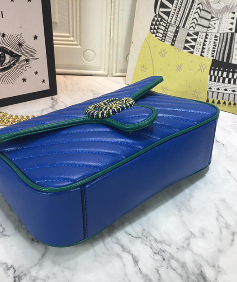 GG Marmont small matelasse shoulder bag