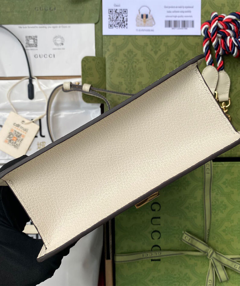 GG Sylvie Bee Star mini leather bag