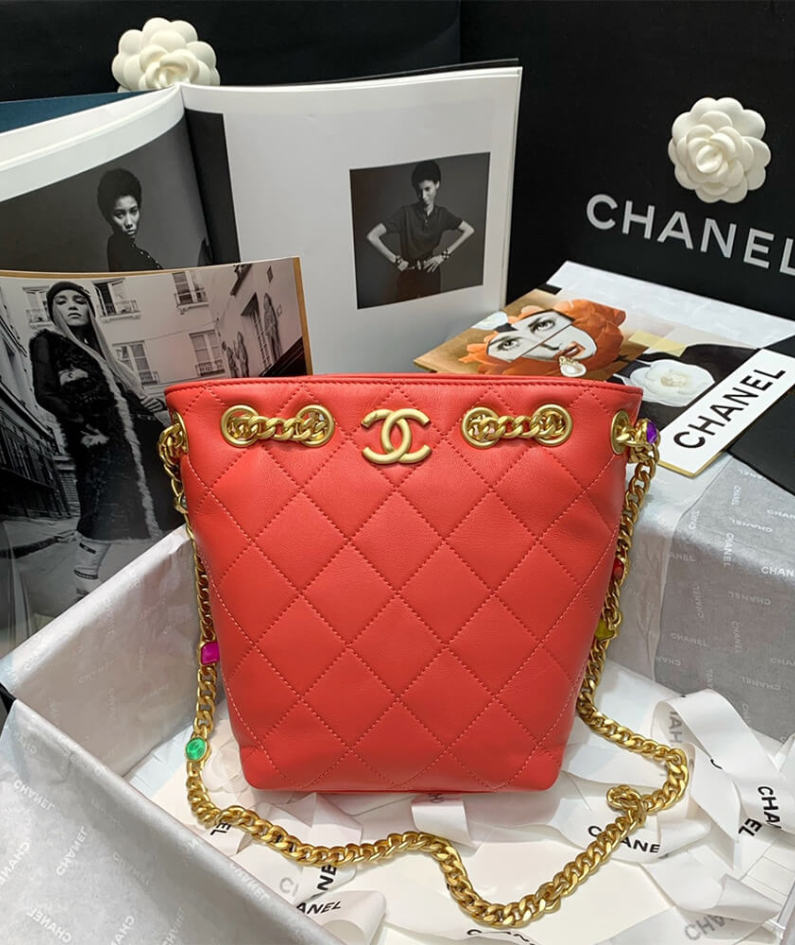 CHANEL Drawstring Bag