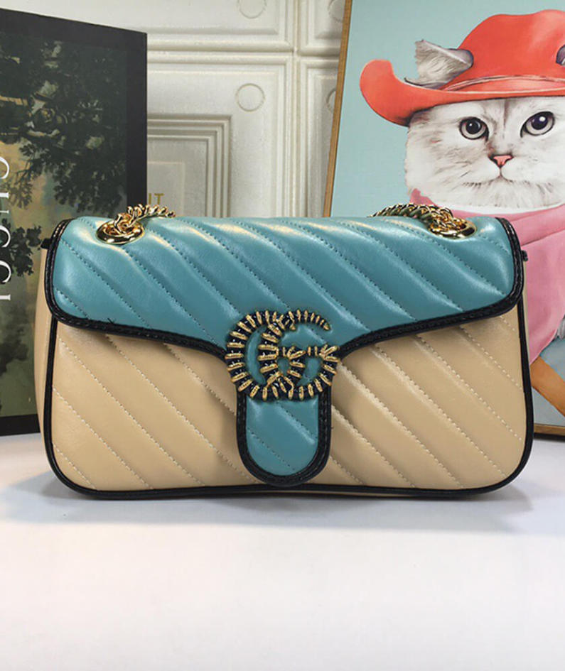 GG Marmont small matelasse shoulder bag