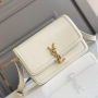 SOLFERINO MEDIUM SATCHEL IN BOX SAINT LAURENT LEATHER