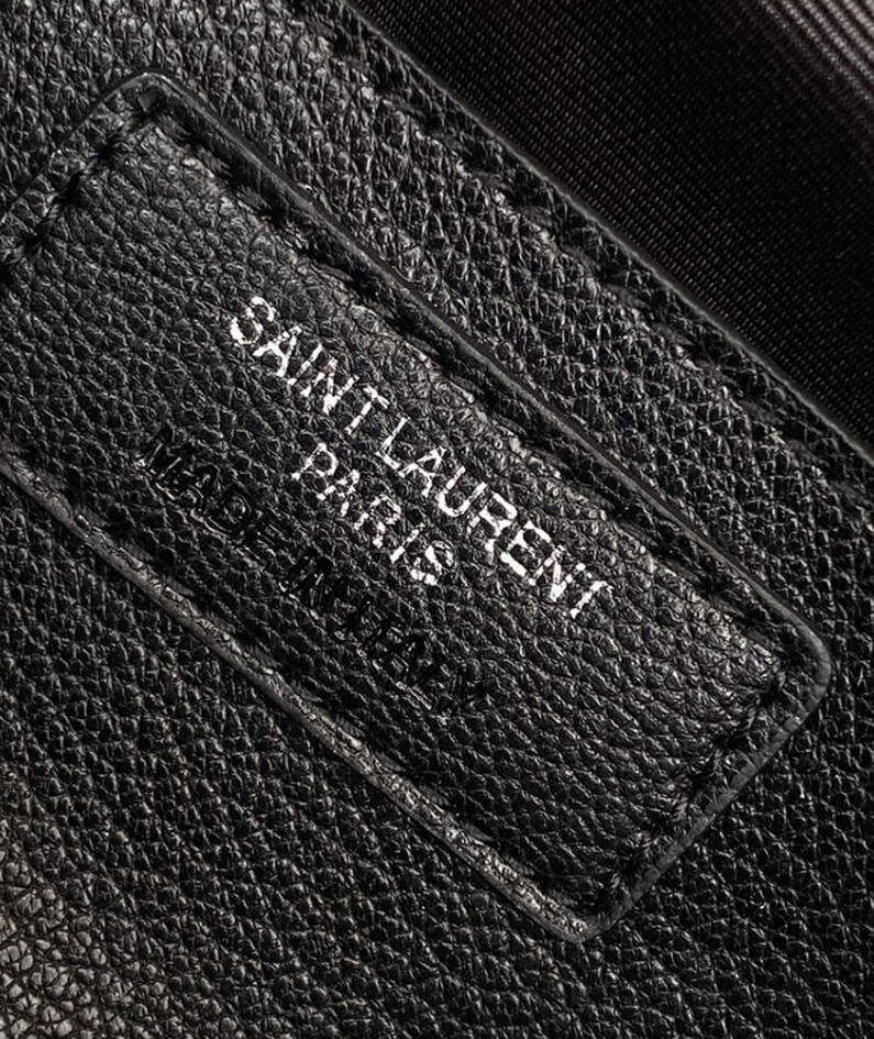 Saint Laurent College quilted-leather satchel bag