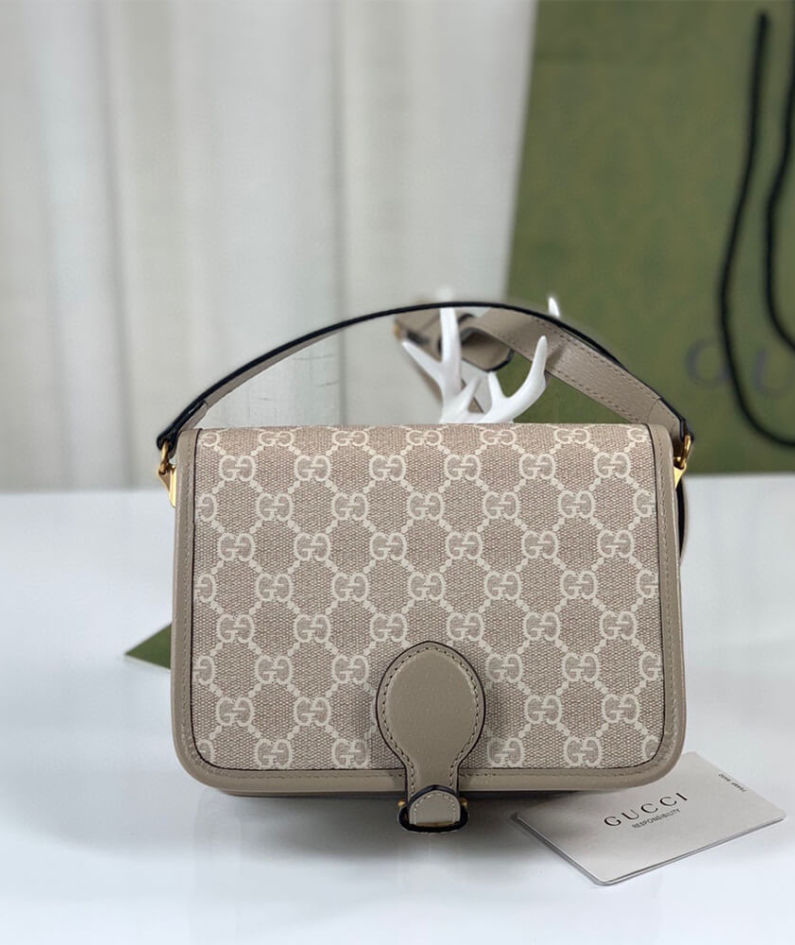 Mini shoulder bag with Interlocking G
