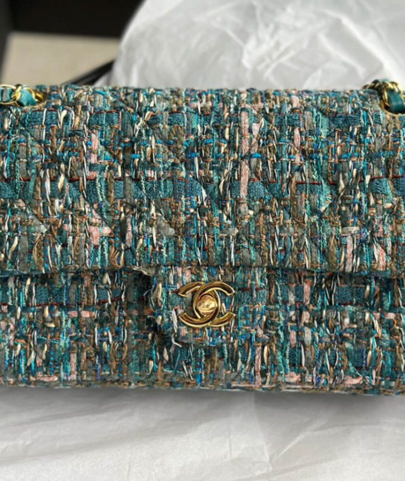 Chanel Tweed Medium Classic Flap Bag