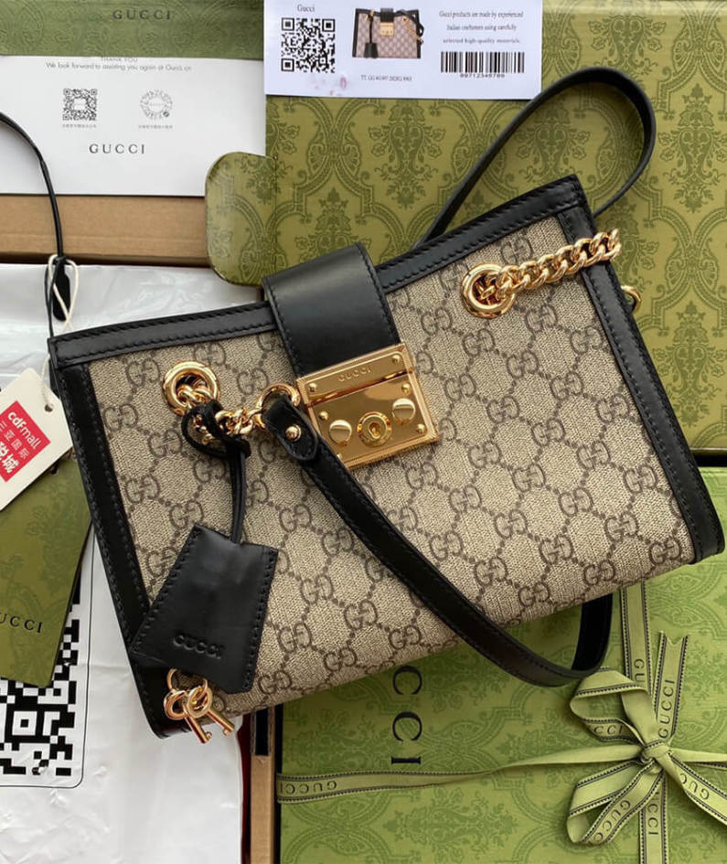 Padlock small GG shoulder bag