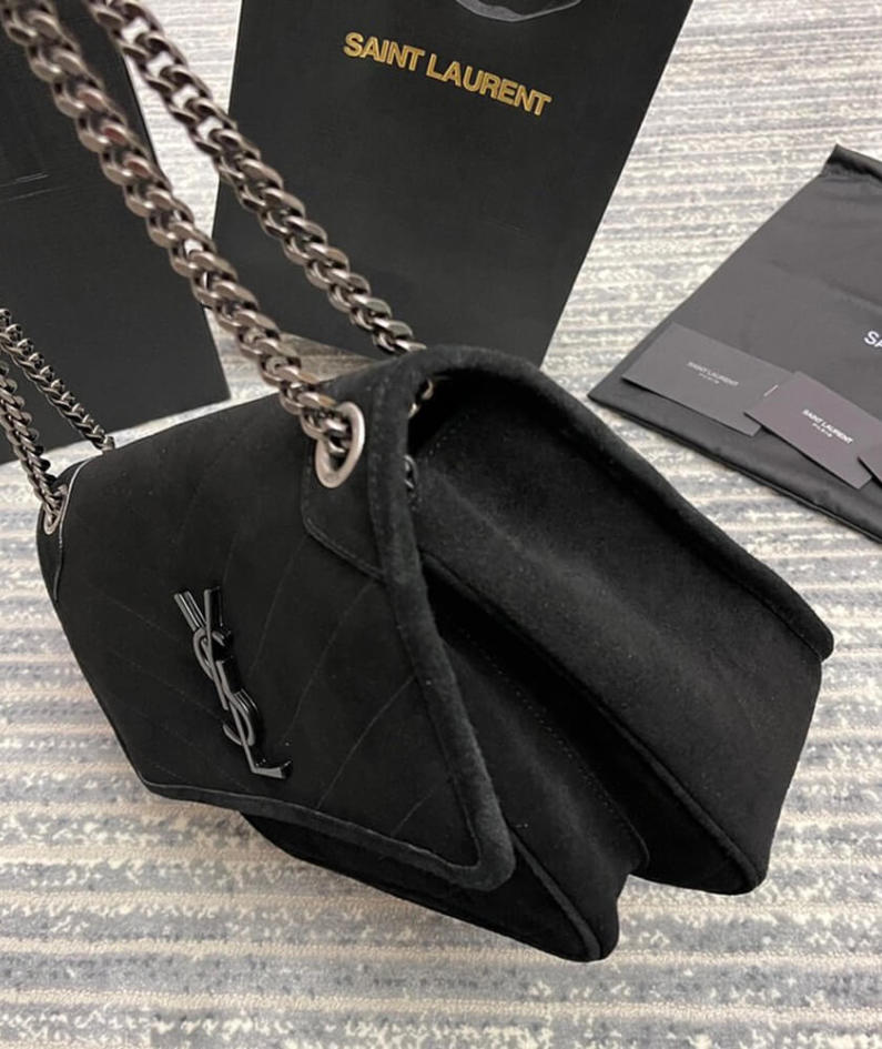SAINT LAURENT NIKI MEDIUM IN SUEDE