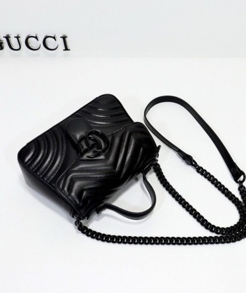 GG MARMONT MINI TOP HANDLE BAG