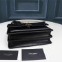 SUNSET MEDIUM CHAIN BAG IN SMOOTH LEATHER