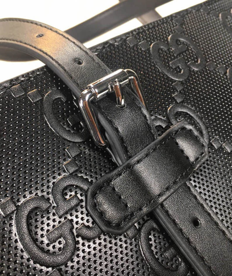 GG embossed tote bag