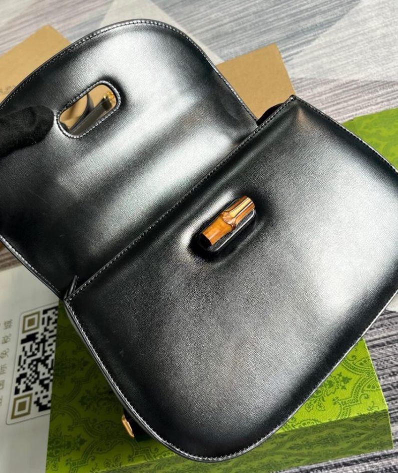 GUCCI BAMBOO 1947 MEDIUM TOP HANDLE BAG
