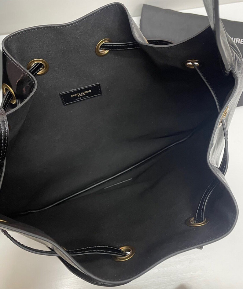 PARIS VII MEDIUM HOBO BAG IN CROCODILE-EMBOSSED PATENT LEATHER