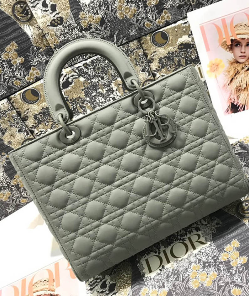 DIOR LARGE LADY DIOR BAG