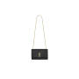 KATE MEDIUM CHAIN BAG IN GRAIN DE POUDRE EMBOSSED LEATHER