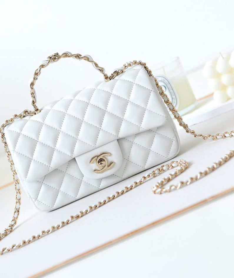 CHANEL Mini Flap With Top Handle