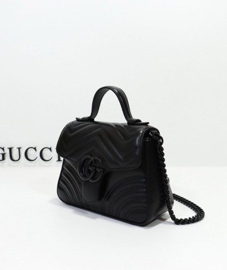 GG MARMONT MINI TOP HANDLE BAG