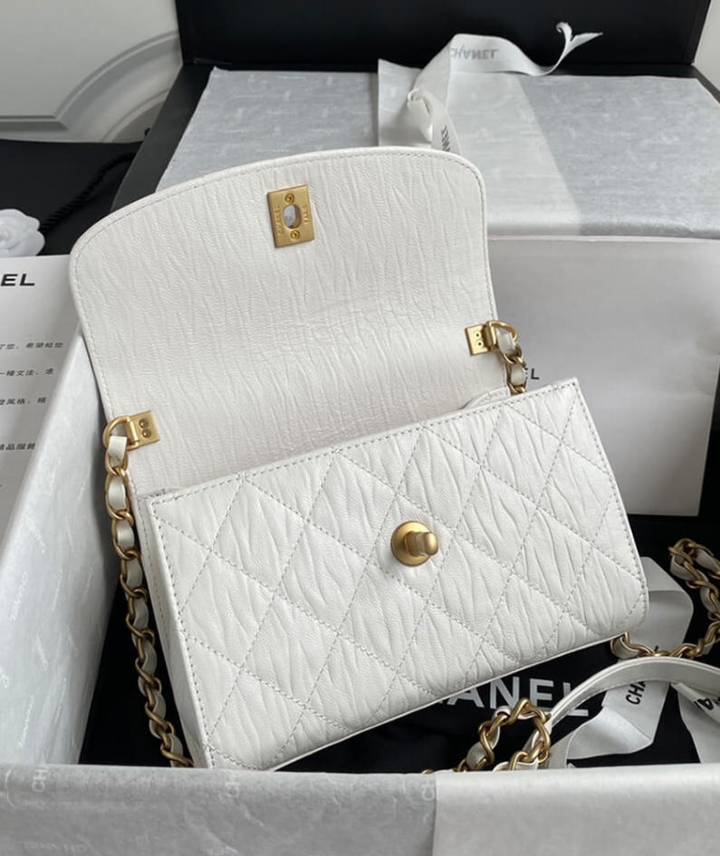 CHANEL Mini Flap Bag with Top Handle