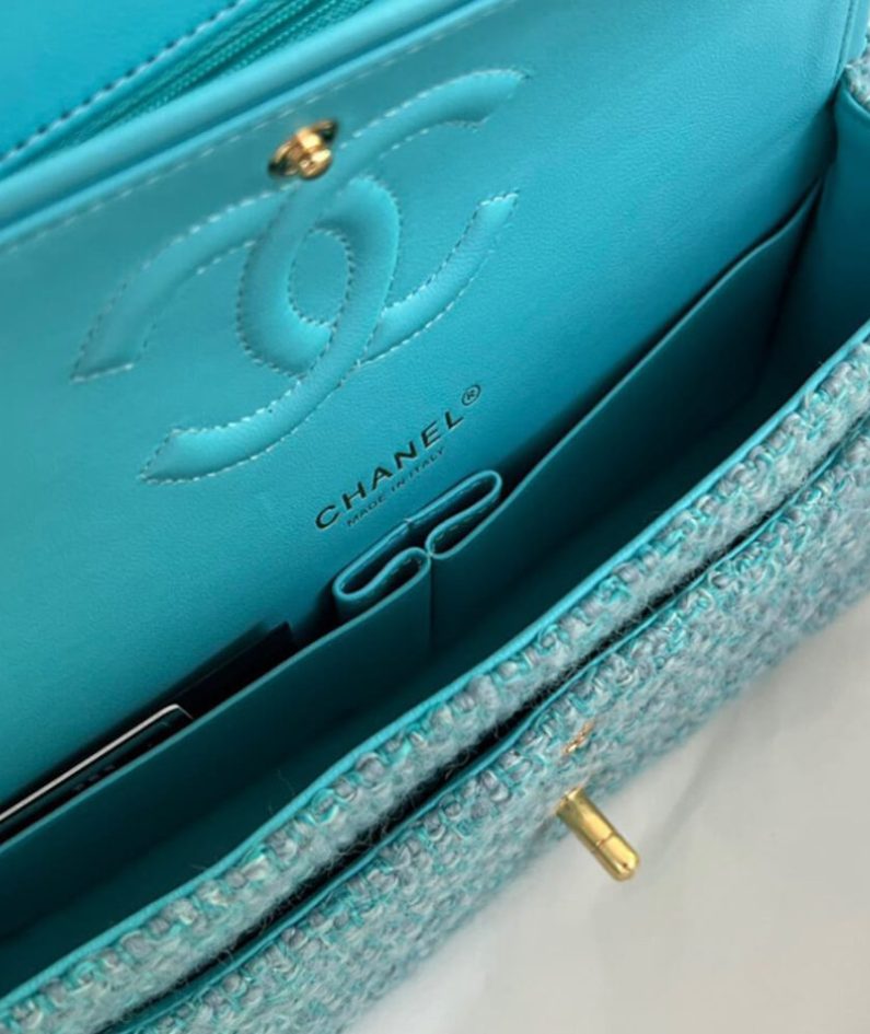 Chanel Tweed Medium Classic Flap Bag