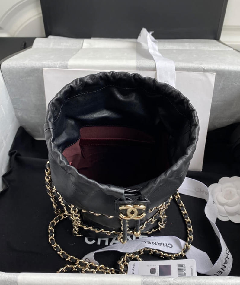 CHANEL Small Drawstring Bag