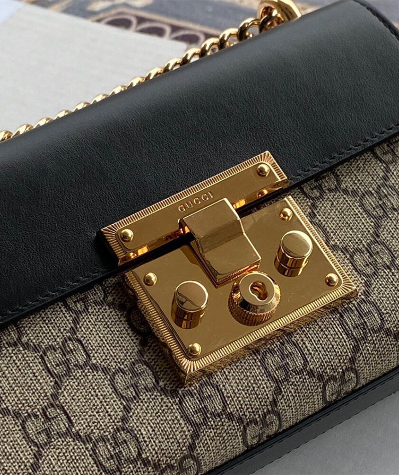 Padlock small GG shoulder bag