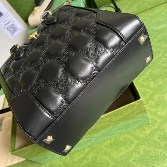 GG matelassé mini top handle bag