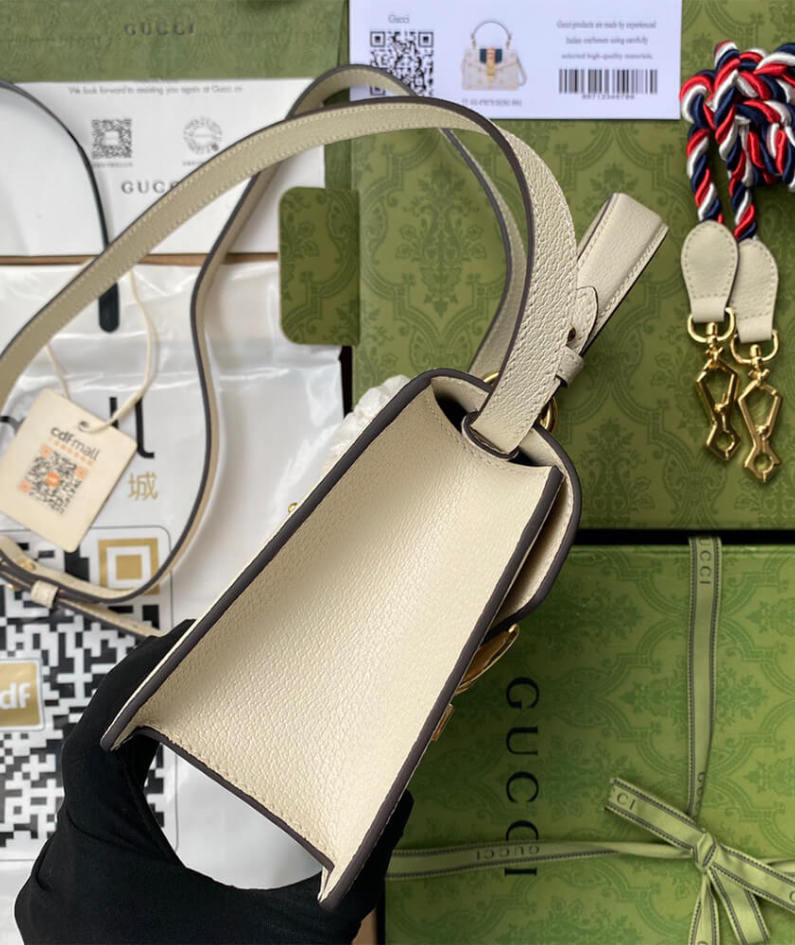 GG Sylvie Bee Star mini leather bag