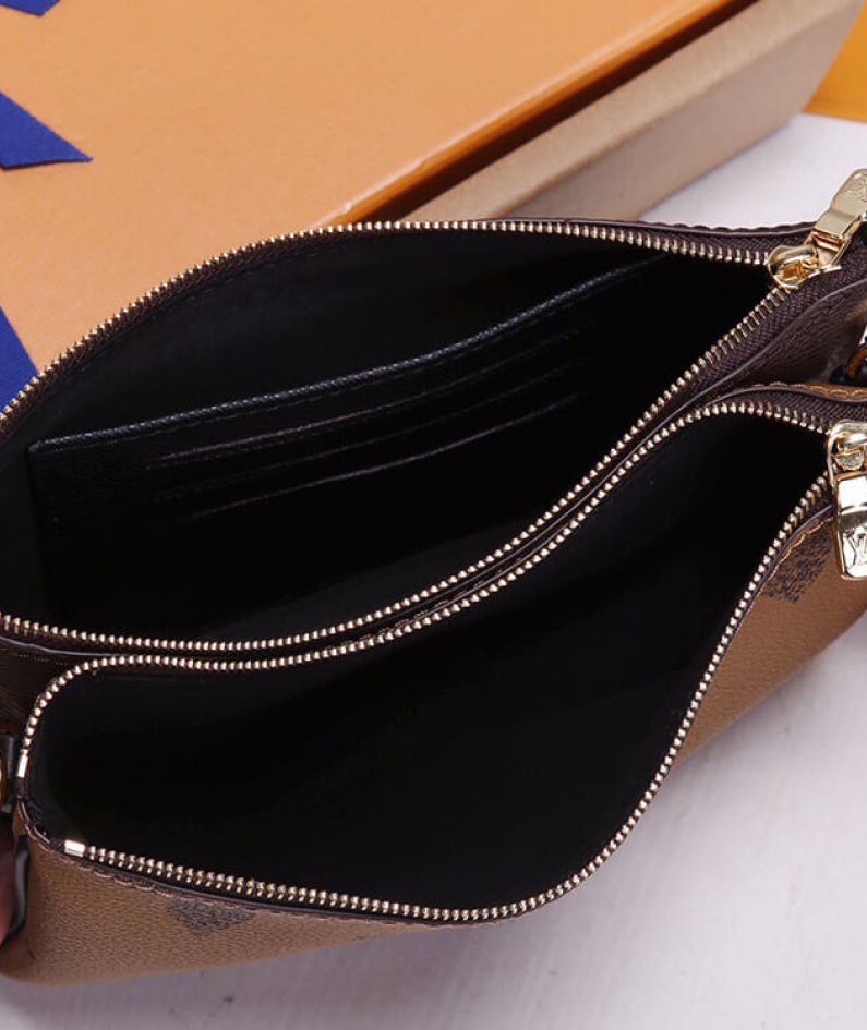 LV Double Zip Pochette