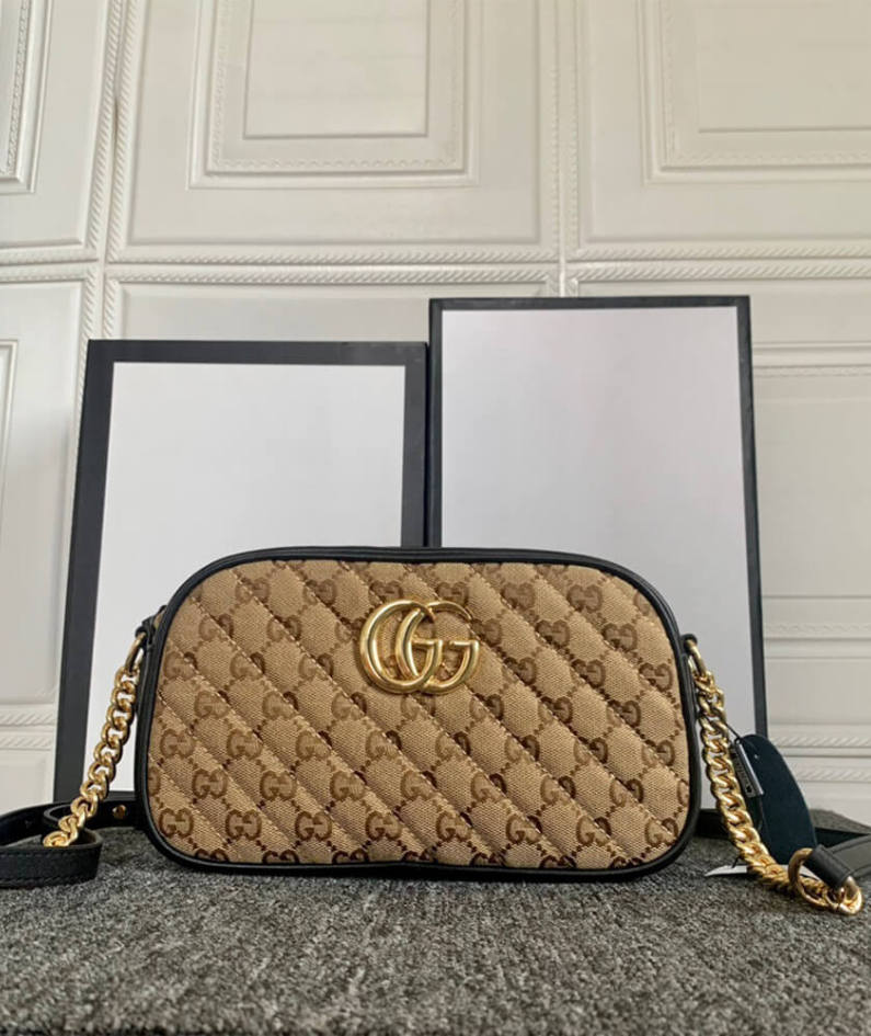 GG Marmont small matelasse shoulder bag