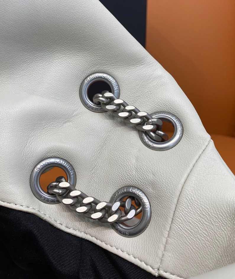 PUFFER SMALL CHAIN BAG IN QUILTED LAMBSKIN