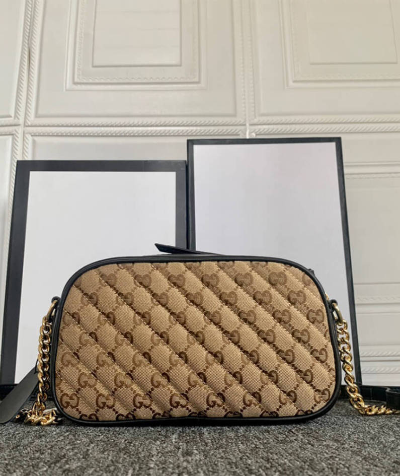 GG Marmont small matelasse shoulder bag