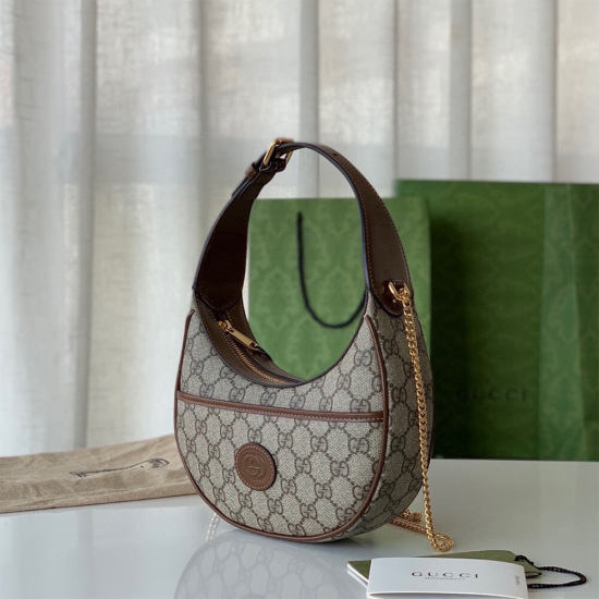 GG half-moon-shaped mini bag