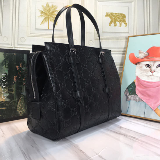 GG embossed tote bag GG embossed tote bag