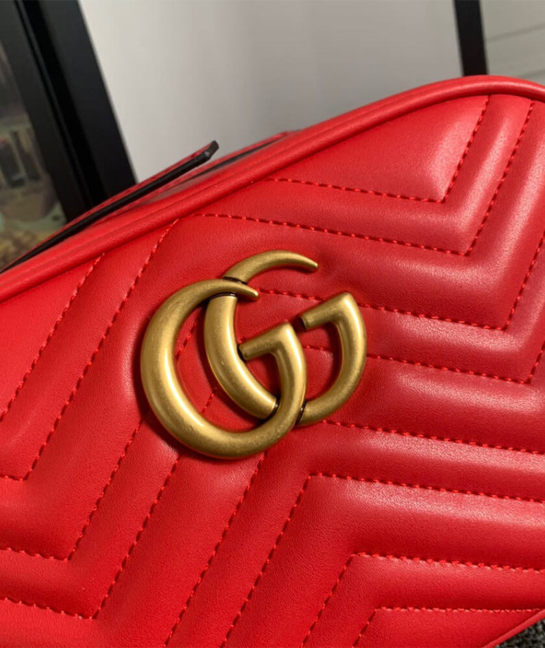 GG Marmont small matelasse shoulder bag