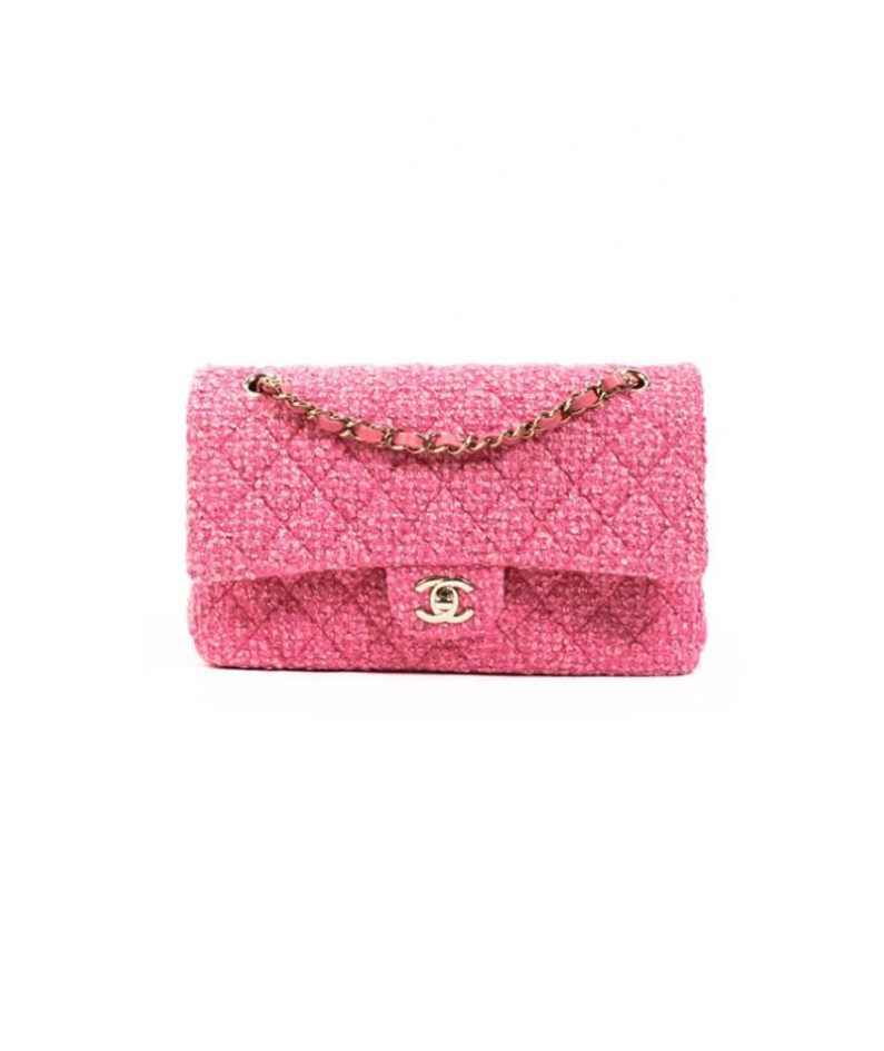 Chanel Tweed Medium Classic Flap Bag