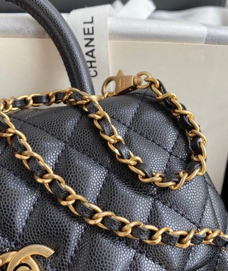 CHANEL Coco Handle Bag Small