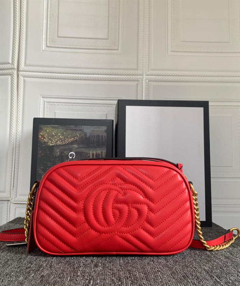 GG Marmont small matelasse shoulder bag