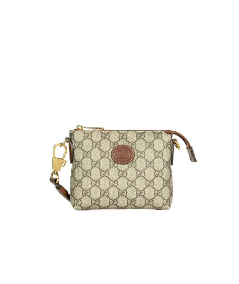 Messenger bag with Interlocking G