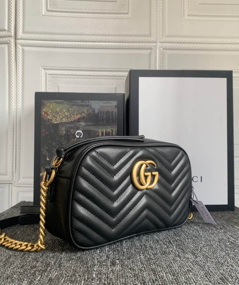 GG Marmont small matelasse shoulder bag