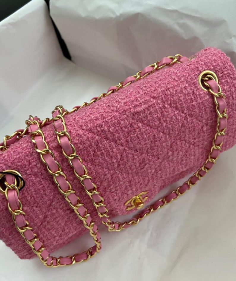 Chanel Tweed Medium Classic Flap Bag