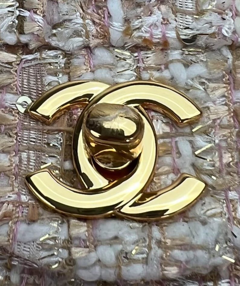 Chanel Tweed Medium Classic Flap Ba