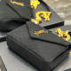 COLLEGE MEDIUM CHAIN BAG IN QUILTED SUEDE